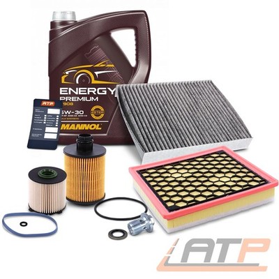 INSPEKTIONSPAKET + 5l 5W-30 FÜR OPEL INSIGNIA A G09 SAAB 9-5 2.0 CDTI BJ 08-17
