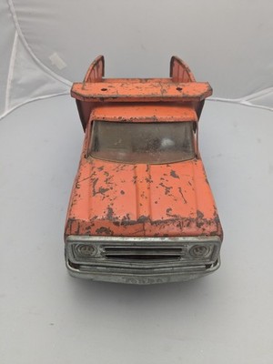 Vintage 1960's Tonka Orange Pressed Steel Dump Truck #13190 | eBay