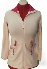 Lululemon Size 8 Pink YOHARI Jacket Full Zip /pocket