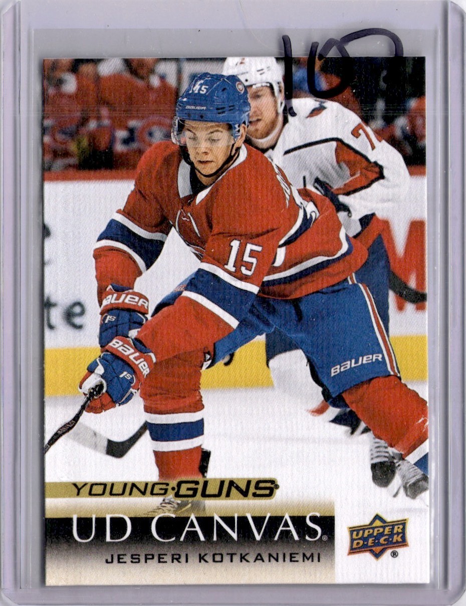 Jesperi Kotkaniemi Young Guns Canvas #C223 2018-19 Upper Deck  [M073]