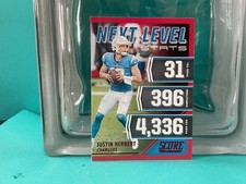 2021 Score - Next Level Stats Justin Herbert #NL10 Red