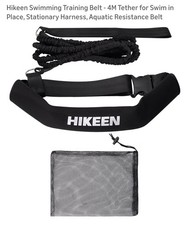 Hikeen Swimming Tether Belt 4M Adjustable Stationary Swim Training Resistance