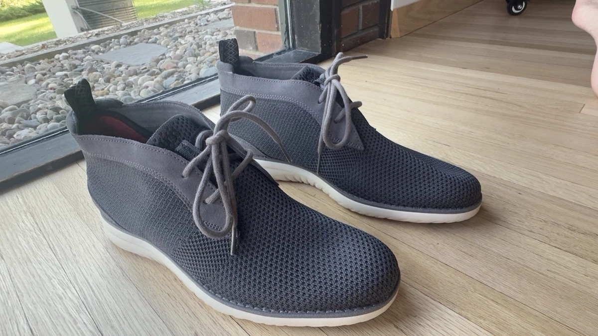Roan By Bed Stu Drell Boots Mens 10 Gray Suede Chukka Ankle Lace Up Roan by Bed Stu Men main image 2