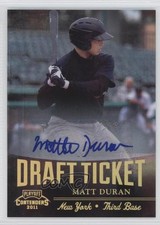 2011 Playoff Contenders Draft Tickets Signatures Matt Duran #DT2 Auto 0m0
