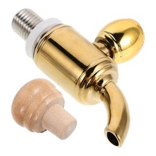1 Set Reusable Beverage Spigot Replacement Kit for Barrel Use with Cork Stoppers