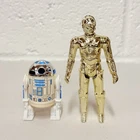 Star Wars Vintage 1977 C-3P0 & R2-D2 Droids Original Kenner Hong Kong Excellent