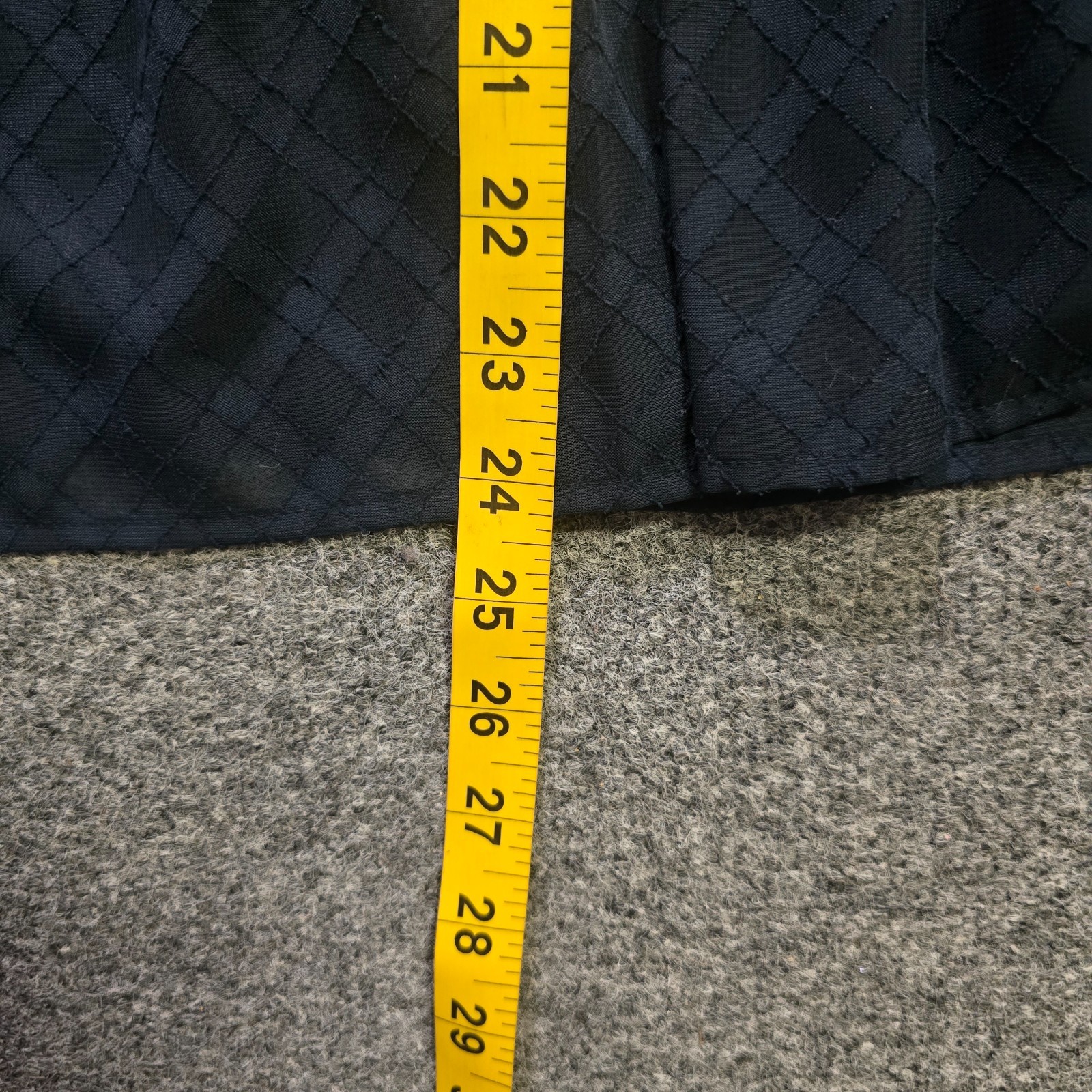 Tommy Hilfiger Top Women Size Small Blue Sheer Plaid Lined Tiered Casual Flowy thumbnail 8