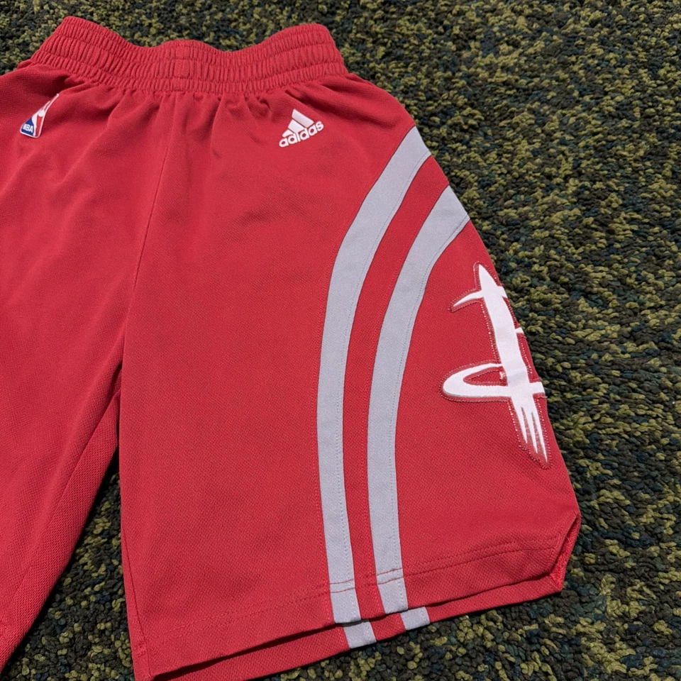 Adidas Houston Rockets NBA Swingman Basketball Red Shorts Mens Size Small - Image 2 of 4
