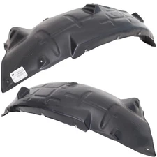 CAPA For 2021-2023 F-150 Front Fender Liner Aluminum Plastic SET PAIR