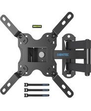 BONTEC TV Wall Bracket for Most 13-42 Inch LED LCD Tvs, Tilt, Swivel and 360°Rot