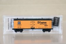 Micro Züge Mtl 47240 n Spur Santa Fe Sfrd 40 'WOOD Reefer Box Car 25966 Auf