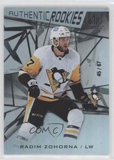2021-22 Upper Deck SP Game Used Authentic Rookies 45/67 Radim Zohorna #168 0ze5