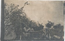 O085,Foto,Domnita ?,Offiziere RIR252,Skat spielen,Rumänien,beschr.,1917