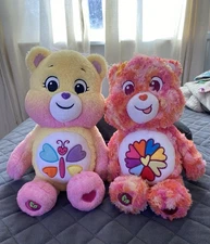 Lot Of 2, 14” Carebears, Great Condition, Flower Power and Calming Heart