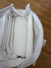 Carressa Linen Luxury Egyptian Cotton 4 PC King Size Sheet Set 1200 Thread Count