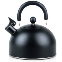 Wasserkocher FlöTenkessel Wasserkessel Edelstahl Schwarz 3L Induktion Gas Vilde
