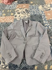 Women s Liz Claiborne Blazer Gray Size Large