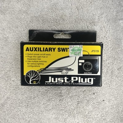  NEW! WOODLAND SCENICS JP5725 AUXILIARY SWITCH JUST PLUG LIGHTING SYSTEM 