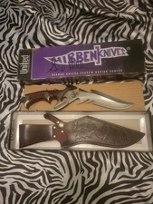 Gil Hibben Fantasy Dragon Lord Knife w/ Leather Sheath - UC898