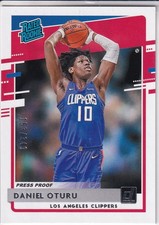 2020-21 Donruss #217 Daniel Oturu Press Proof Silver #/349