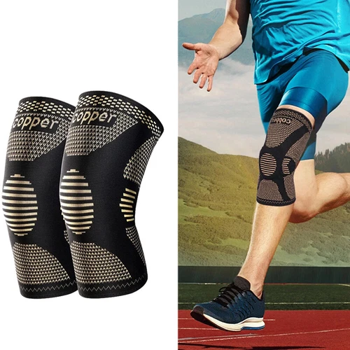Copper Knee Sleeve Running Working Out Fitness Weightlifting for Women and Men - Picture 20 of 24