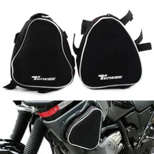 For Yamaha Tenere660 XT660Z XTZ 660 2008-2013 Crash Bars Repair Tool Bags Black
