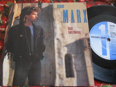 Richard Marx Right Here Waiting EMI USA MT 72 promo label Vinyl 7inch Single 