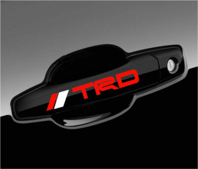 Toyota TRD Vinyl Decal Tacoma Sticker for door handle, mirror, wheels (4 pieces)