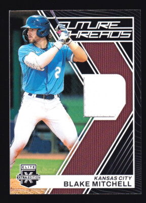2023 Panini Elite Extra Edition - Future Threads  Blake Mitchell Patch
