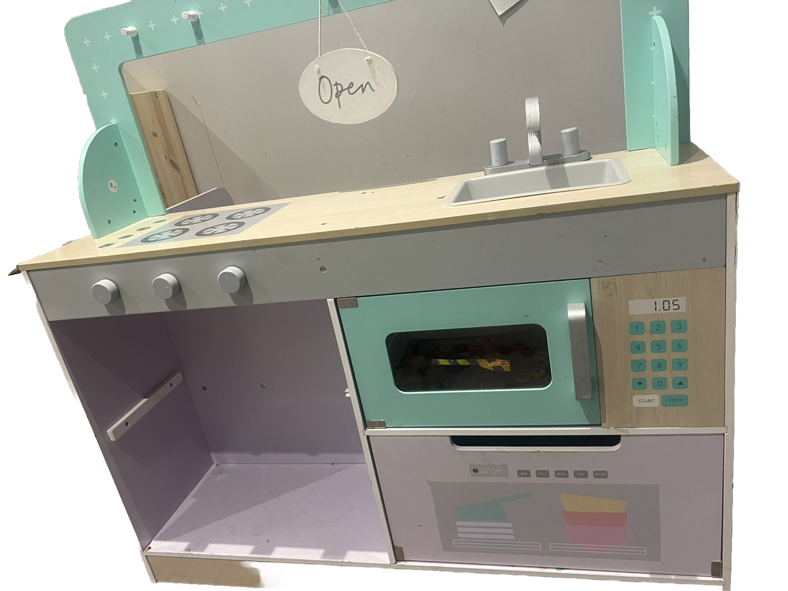 Aldi Little Town Wooden Kitchen Diner eBay