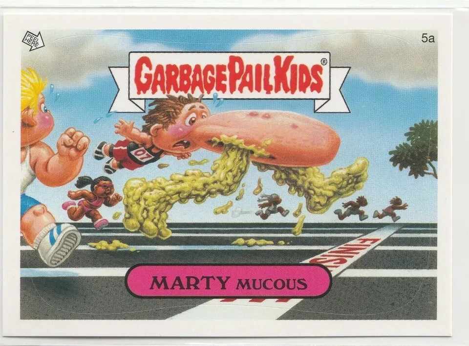 Marty Mucous Garbage Pail Kids GPK 2006 ANS5 All-New Series 5a