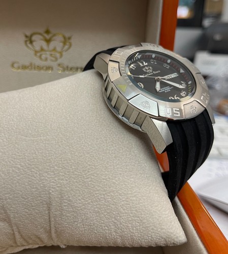 Fliegeruhr Automatik Herrenuhr Russisches Kaliber Edelstahl Gadison Stern GS-920 - Picture 4 of 6