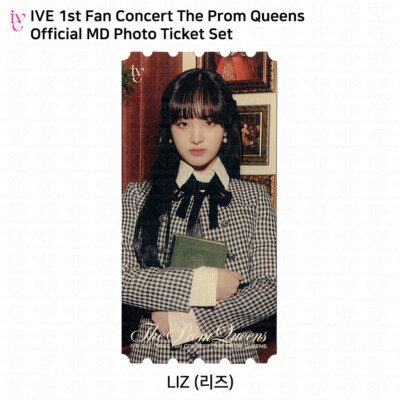 IVE - IVE THE PROM QUEENS カードホルダー＋トレカ ６セット IVE 1st Fan Concert The Prom Queens Official MD Random