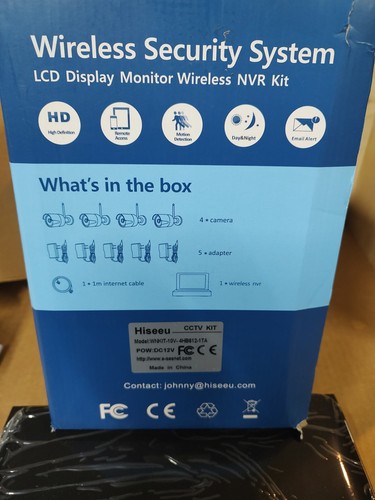 Hiseen 4 Cameras Monitor And NVR KIT - Picture 7 of 7