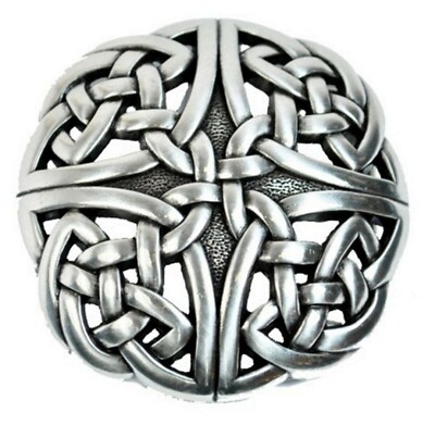 Boucle De Ceinture Vissée Argentée 4 Cm - Marque Va Moda - Zamak Sans Nickel - Made In Italy