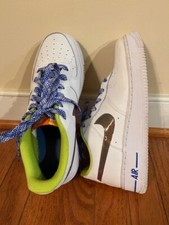 Nike Air Force 1 LV8 Low White Multi - Boys size 7Y