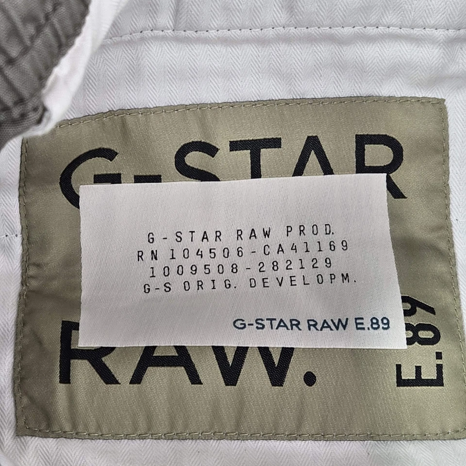 Shorts masculino G-Star Raw 36 verde carga SPORT TRAINER SHORT logotipo LEIA - Imagem 4 de 4