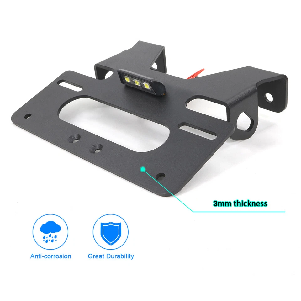 Fit For 18-24 Honda CB125R CB150R CB300R License Plate Holder Tail Tidy Support - Imagem 3 de 4