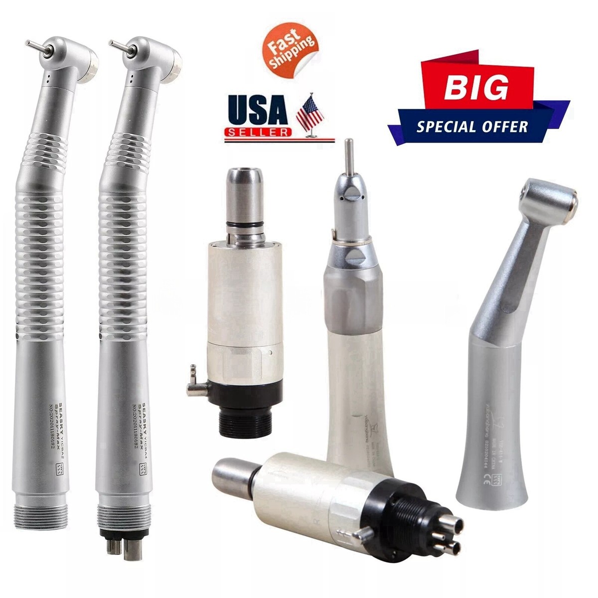 Dental High Speed Handpiece /Low Speed Straight Contra Angle 2/4H