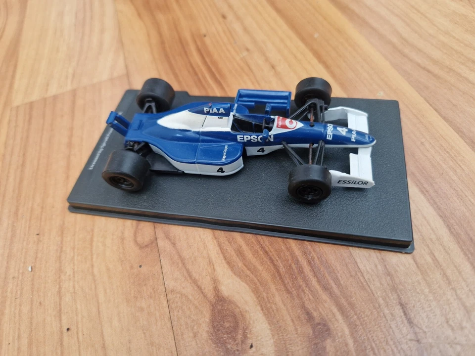 Rba Atlas Edizioni 1/43 Classico 1990 Tyrrell 019 Jean Alesi Pressofuso F1 Auto - Immagine 2 di 3