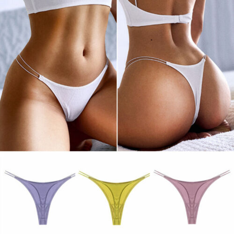 Sexy High-Cut Women's Babydoll G-String Thong Lingerie Underwear