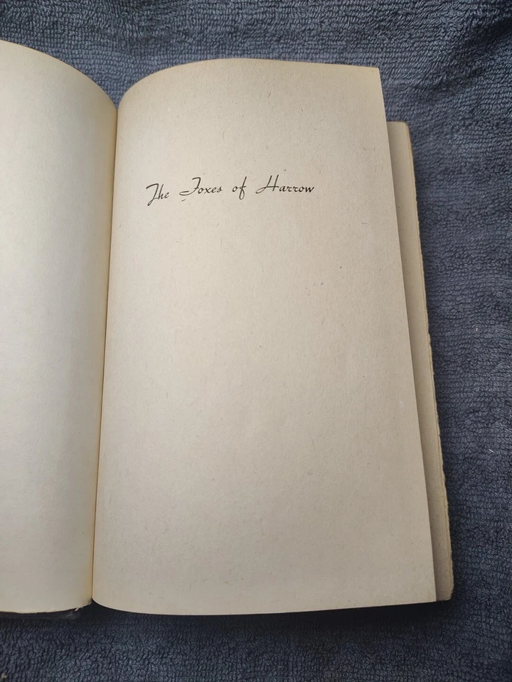 Vintage The Foxes of Harrow By Frank Yerby 1946 Dial Press Hardcover - Image 4 of 4