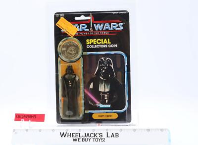 Darth Vader W/Coin CAS GRADED 85 85/85/85 Star Wars POTF 92 Back-A