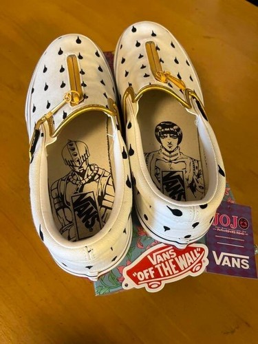 JOJO Golden Wind x VANS Collabo Slip-On Sneaker Bruno Bucciarati US6 w/Box  VG | eBay