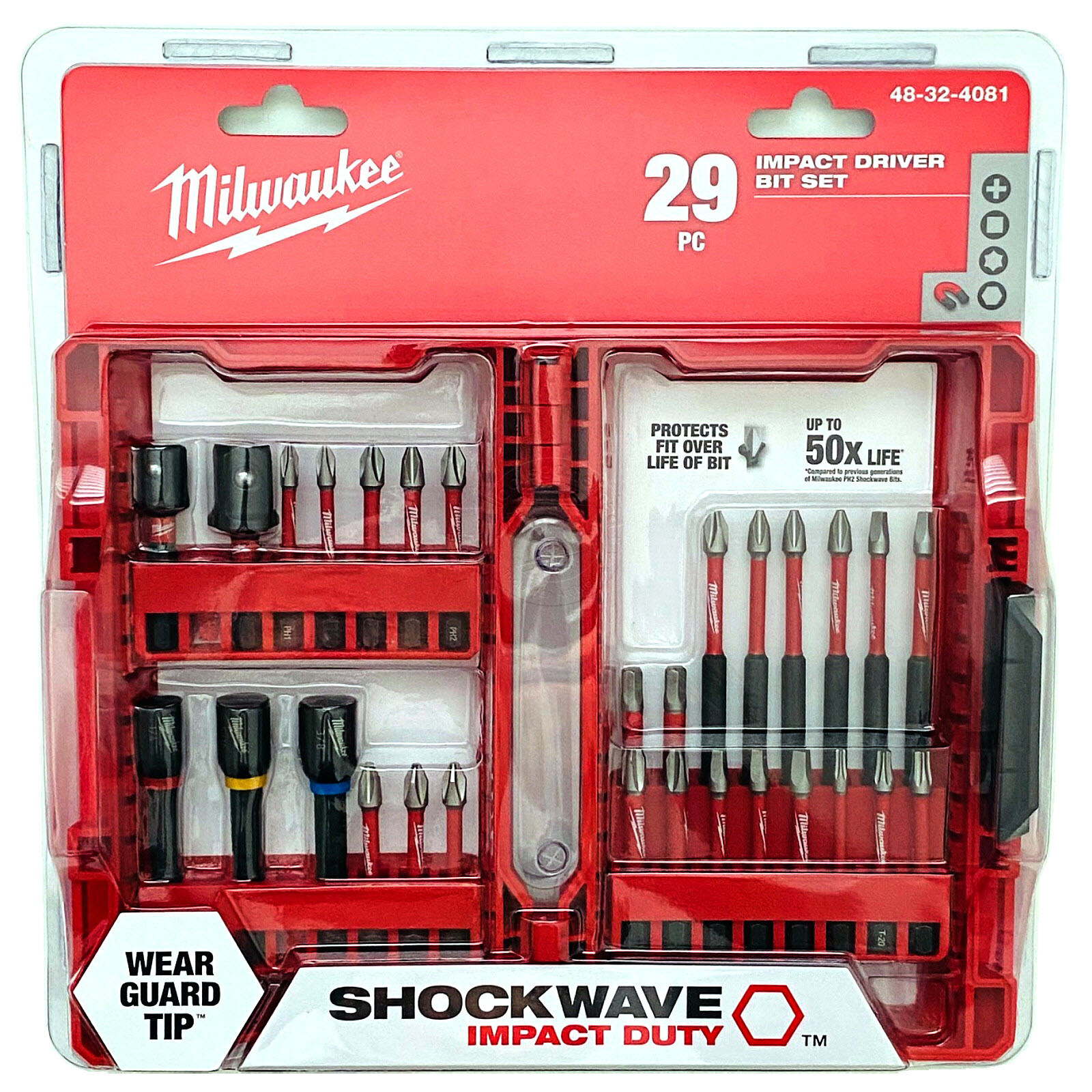 Milwaukee 29-Piece SHOCKWAVE Impact 