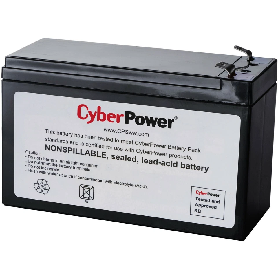 CyberPower - RB1290 - 9Ah 12V DC UPS Replacement Battery Cartridge - Image 2 of 4