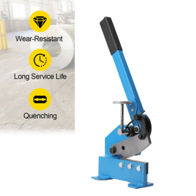 Heavy-duty Hand Lever Scissors 200m Sheet Metal Lever Cutter Guillotine Shear DE