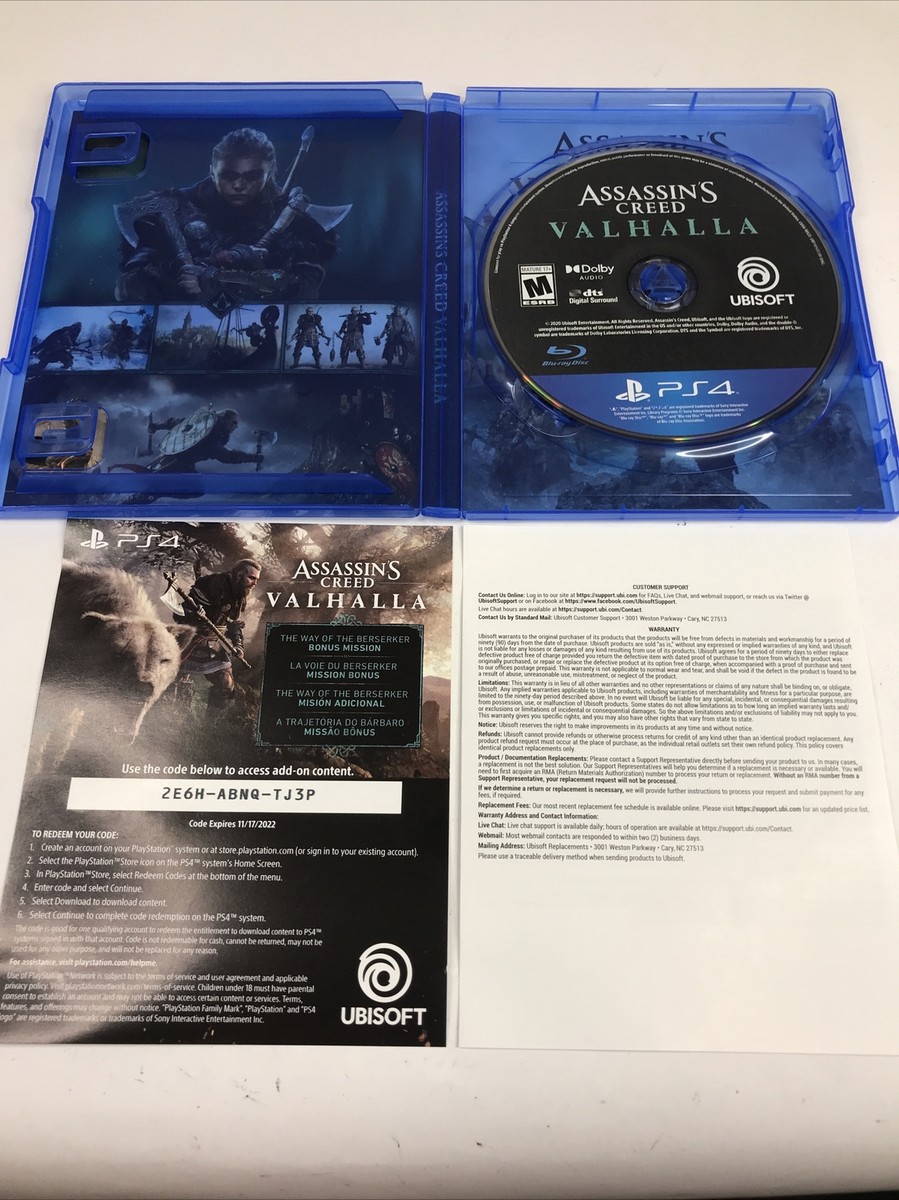 Assassin's Creed Valhalla Playstation 4 PS4 Game Tested