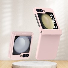 HOT For Samsung Galaxy Z Flip6 5 Color Shockproof Slim Case Cover With Chain