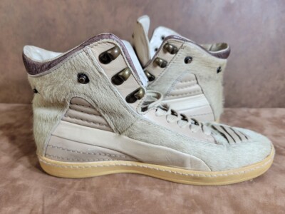 PUMA Alexander McQueen Fur Joustesse Hi Size 7.5 Sneakers Shoes | eBay